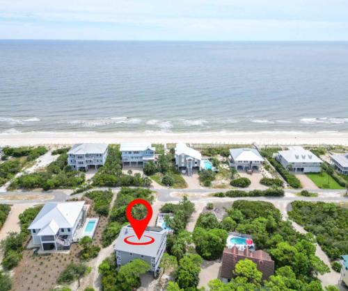 Treasure Beach Village House | Aquapelago Pool pet Friendly St George Island Family Home