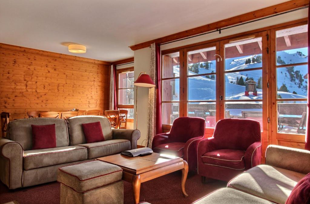 Arc-1950 Apartment | ARC 1950 - Appartement 10 personnes Duplex Cheminée - ski aux pieds - Sauna, Hammam, Jacuzzi