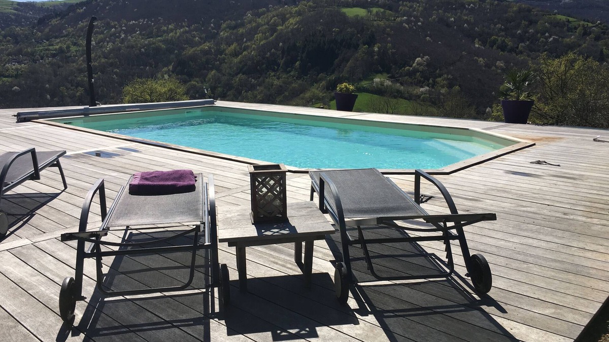 Saint-Hippolyte House | Architect house with swimming pool, panoramic view, beautiful expo