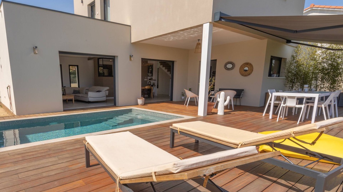 Saint-Jean-de-Vedas House | Architectural villa-Luxury&Nature-6 persons