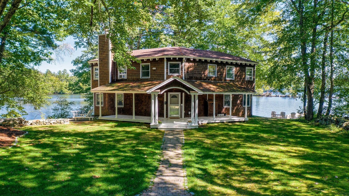 Moultonborough House | Architecturally Unique Lake House on Lake Winnipesaukee