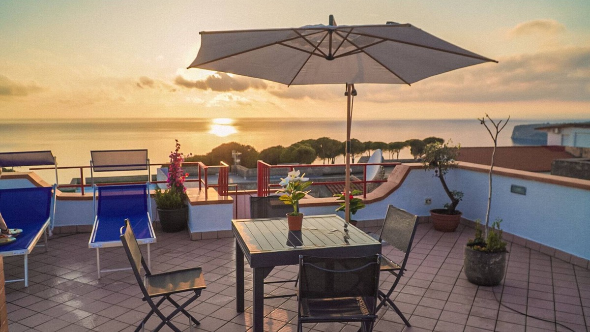 San Nicola Arcella Apartment | Arcomagno Sea View Flat with sunroof