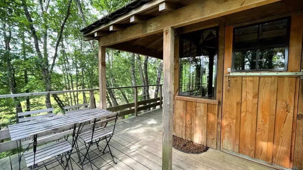 Estipouy House | Area of Escapa * - Family perched cabin with Jacuzzi in the woods 6 people