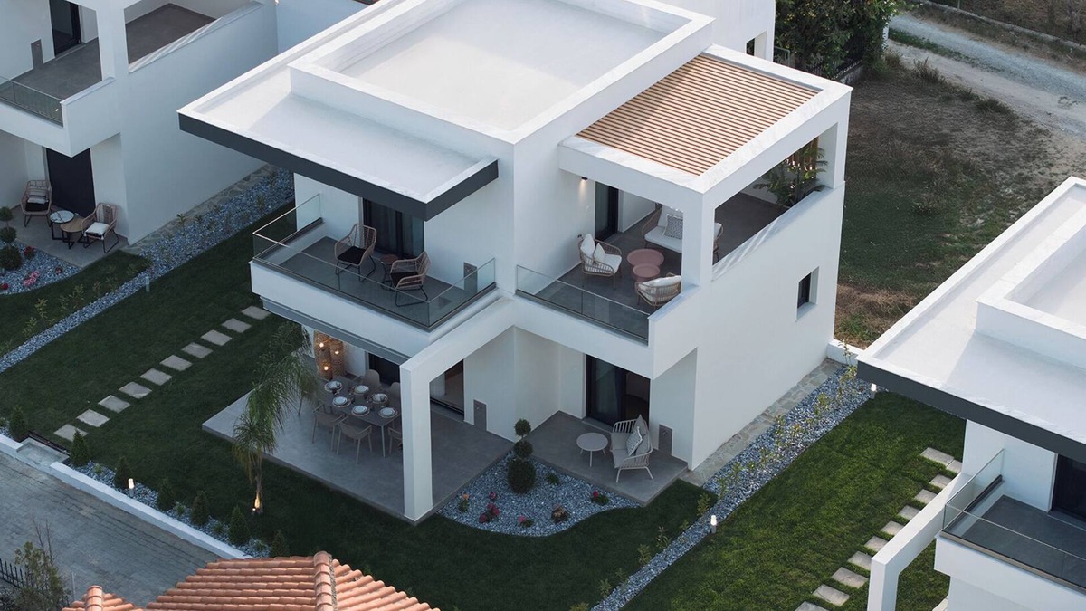 Ofrinion Villa | Argylos-Two-Bedroom Seaview Villa with Private Garden
