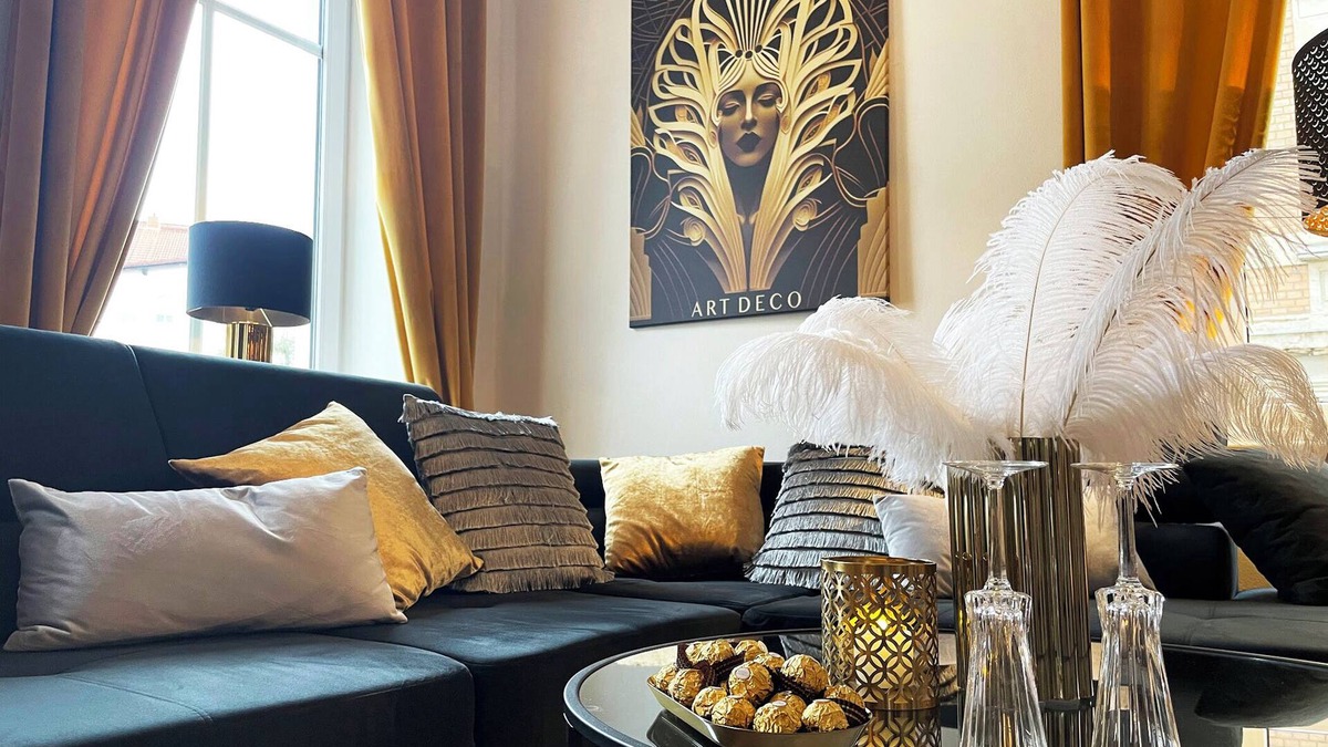 Gera Apartment | ART Deco Design-luxus-apartment, Beste Lage, Garten