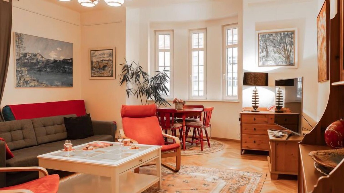 Prague 10 Apartment | Art Lounge by Interhome