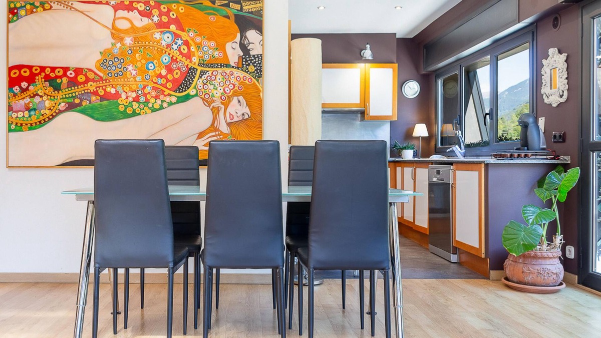 Santa Coloma d'Andorra Apartment | Artistic Duplex with Terrace, 10 min City Center