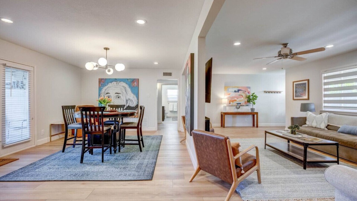 Lubbock House | Artistic Escape - 2BR/2Bath - Dog Friendly