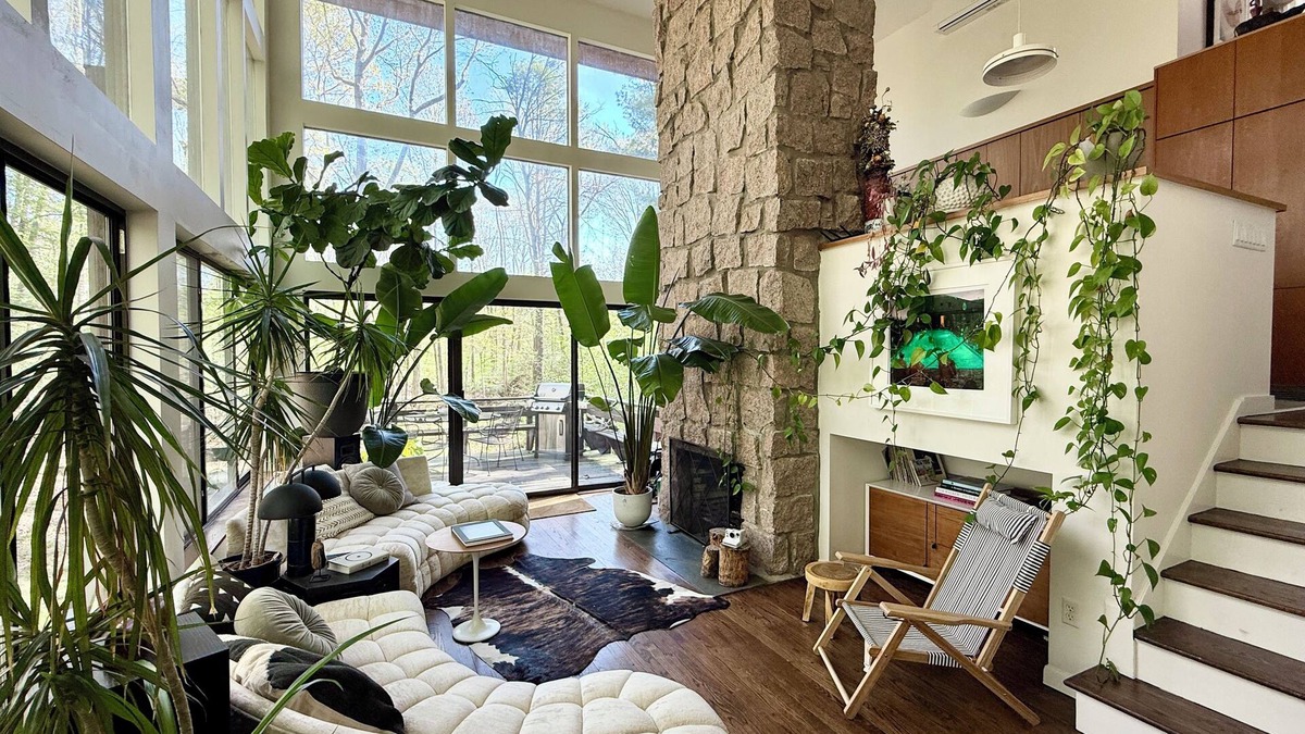 Guilford House | Artistic Modern Forest Retreat Minutes from Guilford Shores
