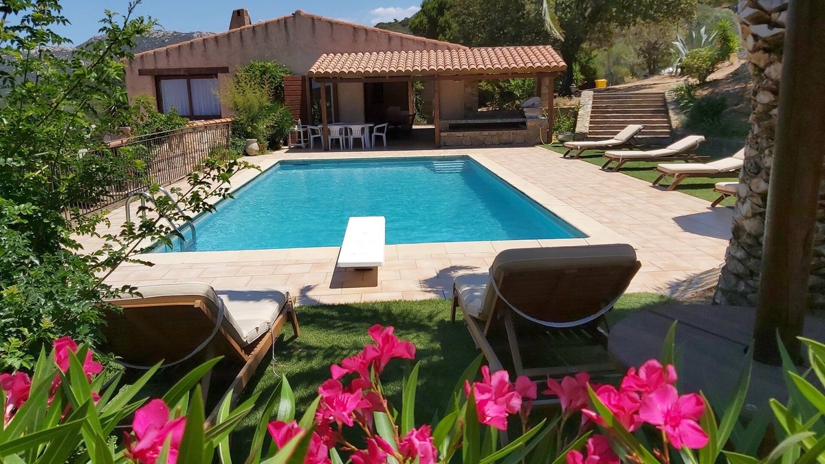 Lumio Villa | Ascopa, comfortable house with heated pool, superb sea view and air conditioning
