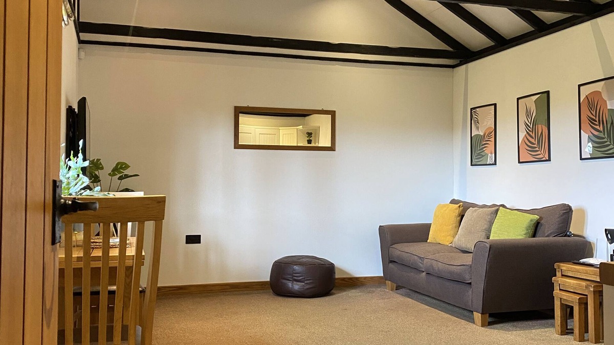 Runnymede Cabin | Ash lodge sleeps two people in a peaceful, private setting.