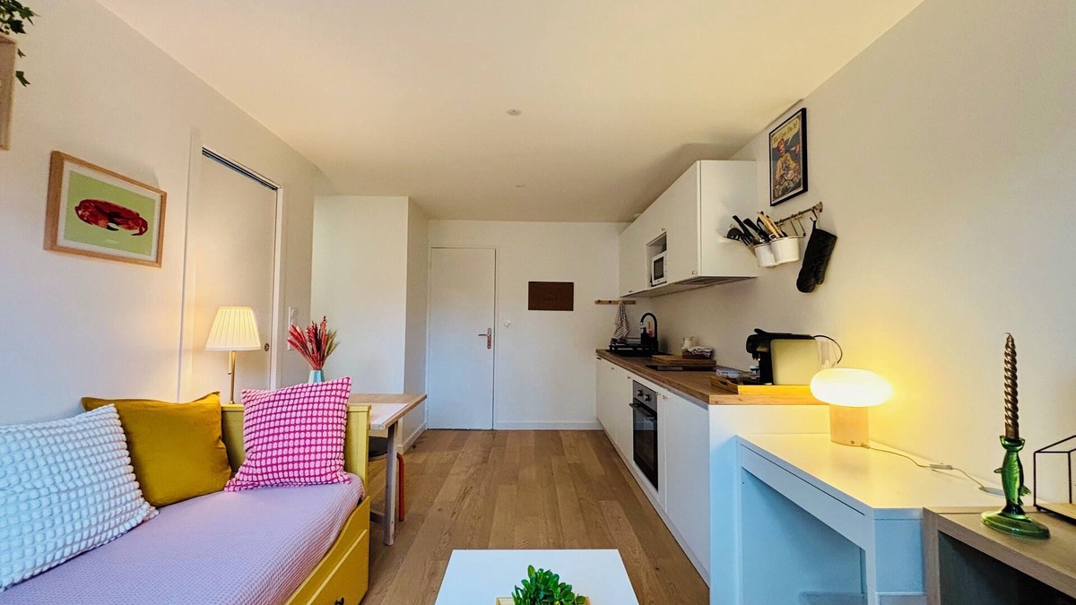 Sud-Gare Apartment | At calme❤️ - T2 - 5 min walk from station and metro - Parking