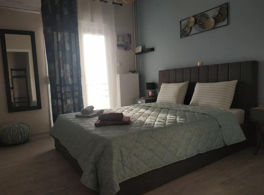 Chaidari Apartment | Athens view apartment near Metro station Agia Marina