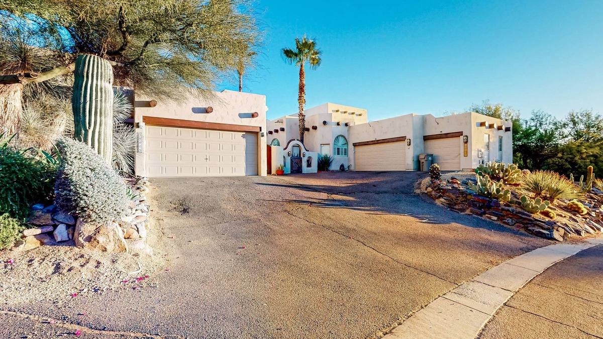 Rancho Villas House | Attractive home with private pool, spa, patio, AC, & W/D - near attractions
