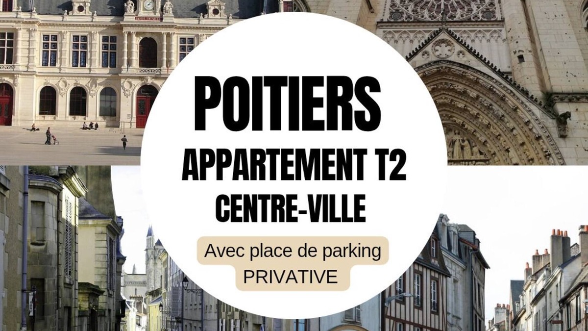 Les 3 Cites Apartment | Attractive T2 apartment in Poitiers city center