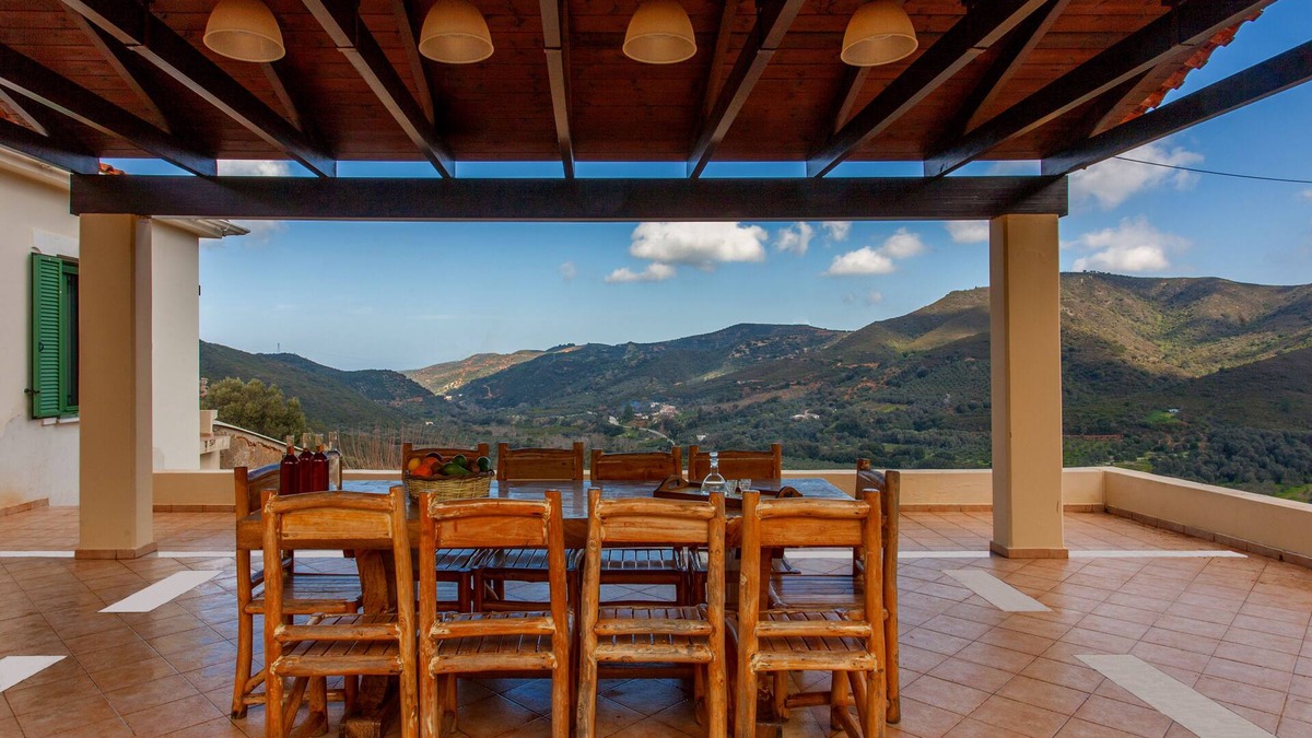 Platanias House | Augusta Deres Cretan Mountain Retreat With Amazing Views