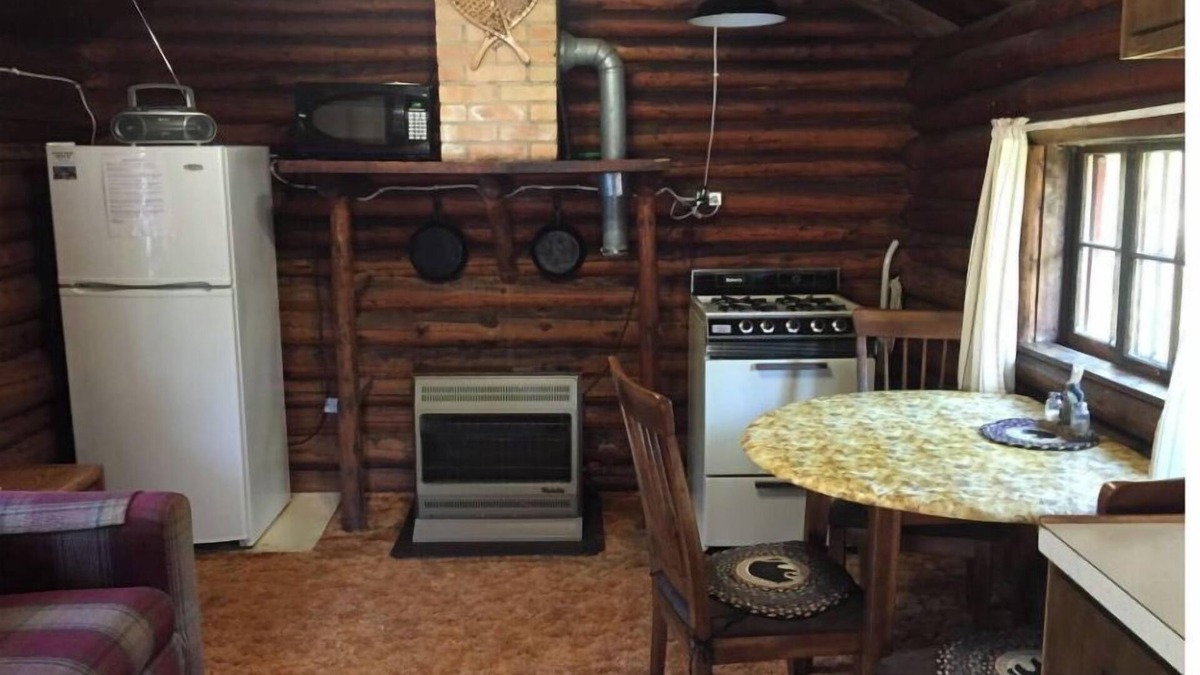 Northome Cabin | Authentic Log Cabin Pet Friendly Northshore Bay Resort Island Lake