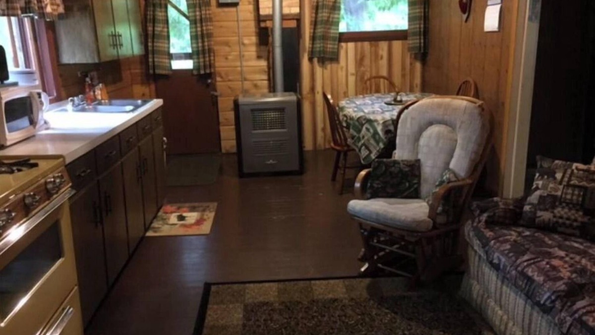 Northome Cabin | Authentic Log Cabin Pet Friendly Northshore Bay Resort