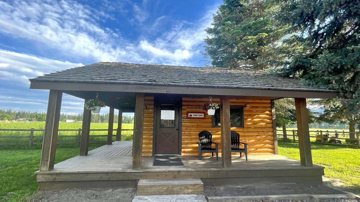 Whitefish Cabin | Authentic Montana Cabin in Fantastic Location