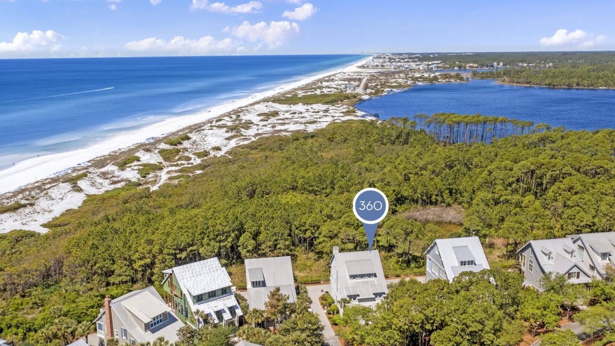 Gulf District House | Available for Fall Stays! South of 30A! Gulf Views! Luxury Park Row Home!