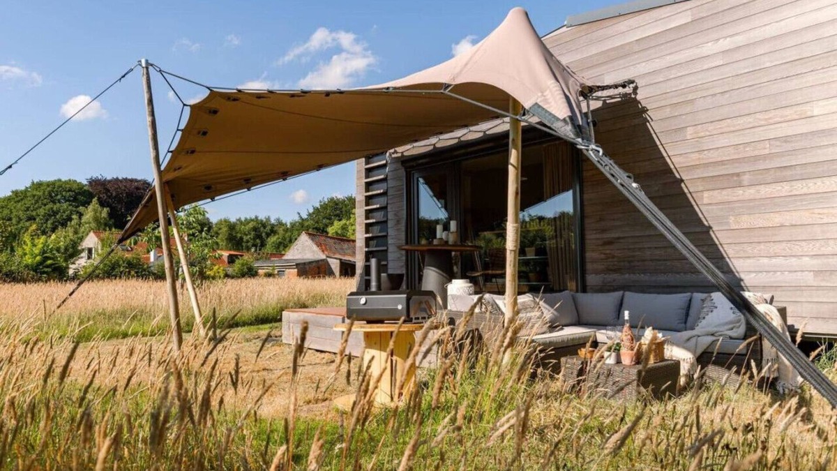 Beernem House | Avontuurlijke cabin met terras in de natuur – nabij Brugge