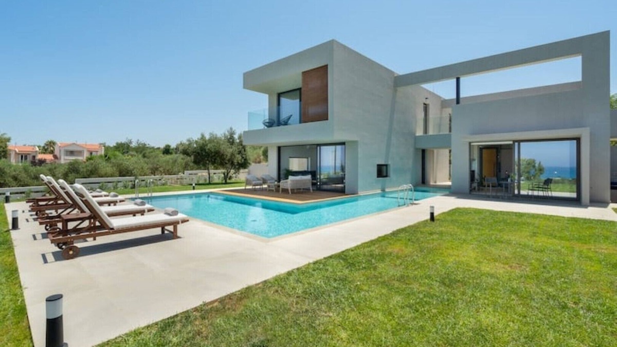 Pyrgos Psilonerou Villa | Avra Villa, Pirgos-villas , Heated pool , wonderful sea view