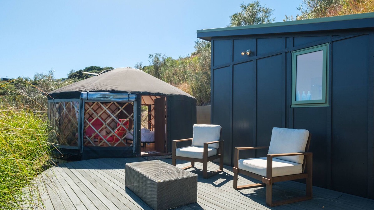Palm Beach RV Rental | Awaawa Yurts - Combined 3 Yurt Package