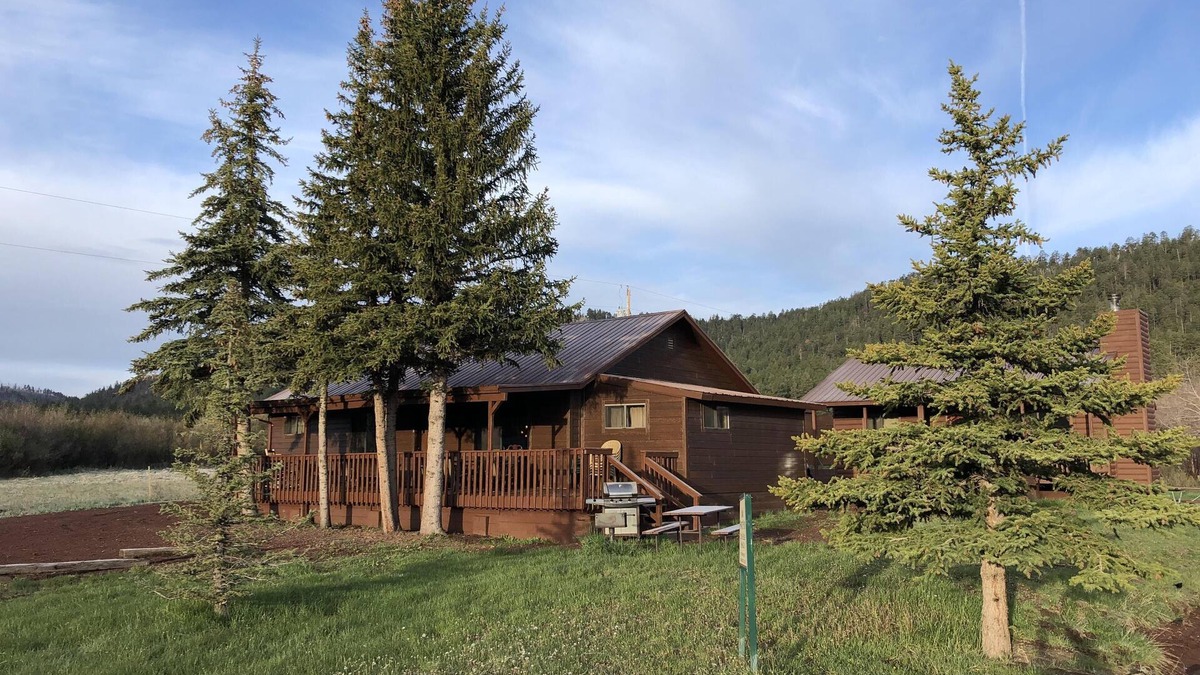 Greer Cabin | Awesome 4BR-2BA on Main Street! Huge porch, Stocked Trout Pond, Wood stove.