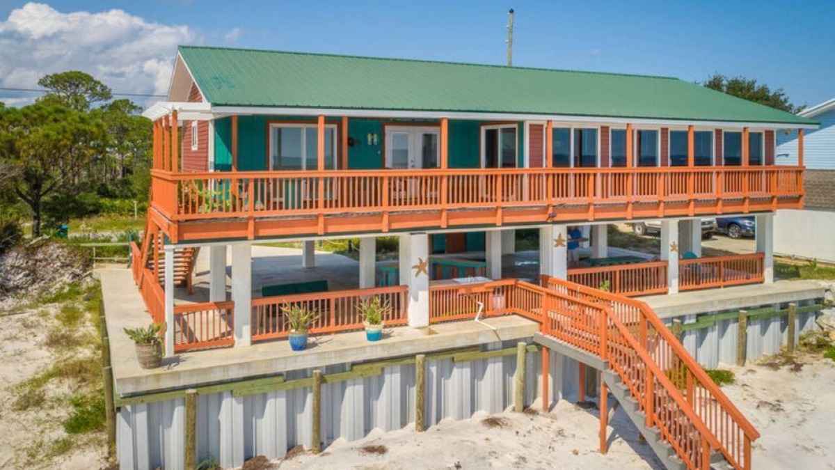 Alligator Point House | AWESOME VIEW. On Private Gulf of Mexico Beach. Majestic Views 🐢🌴🌞