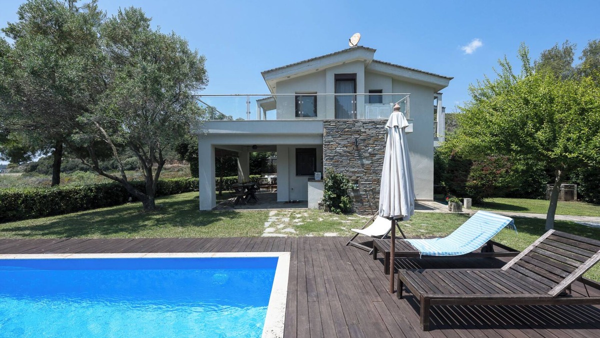 Sithonia Villa | Aza Beachfront Villa by Luxlikehome