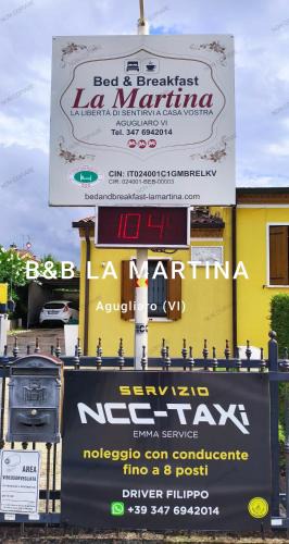 Agugliaro Bed & Breakfast | B&B Martina