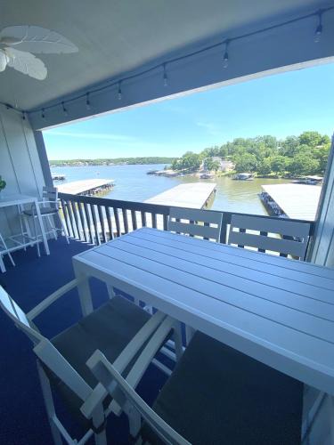 Osage Beach Apartment | B Lakefront! Remodeled, Boat Slip, Patio Views, Pool, Boat Ramp, WIFI