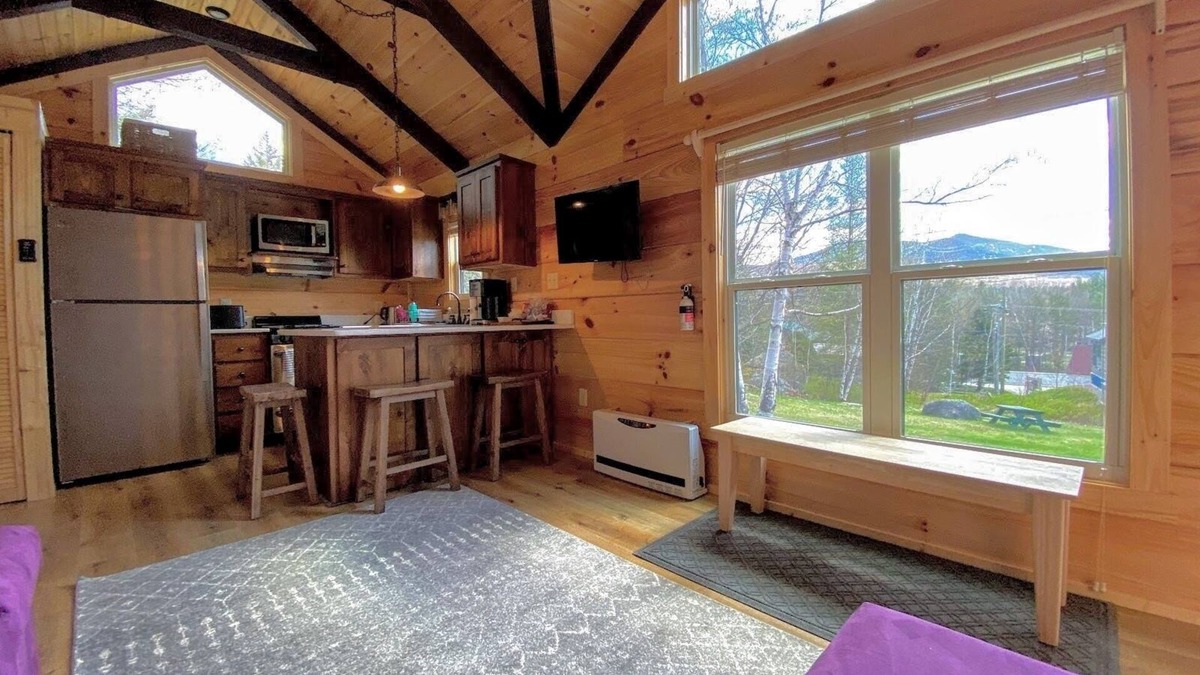 Twin Mountain Cabin | B10 Awesome "Tiny Home" A/C, Mountain Views, Minutes to Skiing, Hiking, Attractions, Dog Friendly!