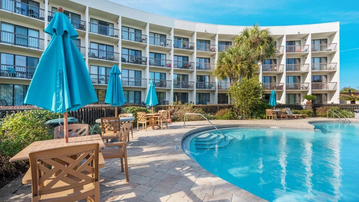 Fort Walton Beach Condo | B304– Recently Remodeled Waterfront Studio with Pool, Balcony & Marina Views!