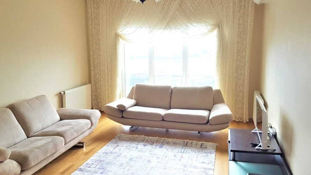 Basaksehir Apartment | Başakşehir Metrokent 2+1 Secure Flat w/View/Pool/GYM/AirCond
