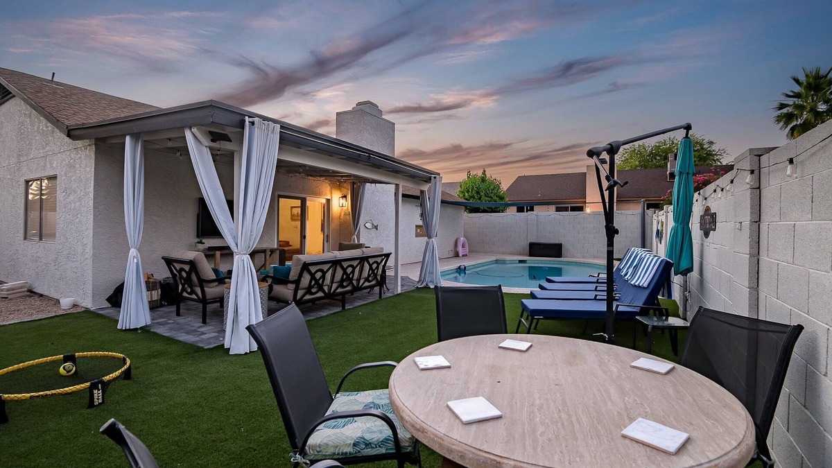 Sunset Ridge House | Backyard Oasis + Private Pool & Pets Welcome!