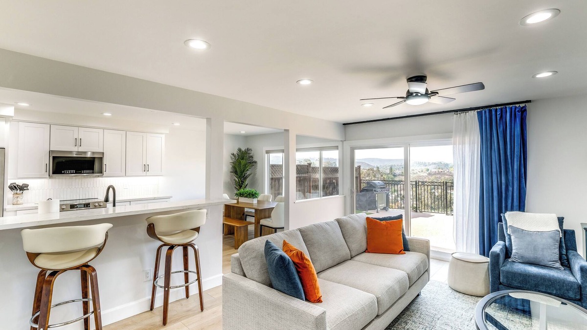 Poway House | Balconies & Views: Modern Abode in Poway!