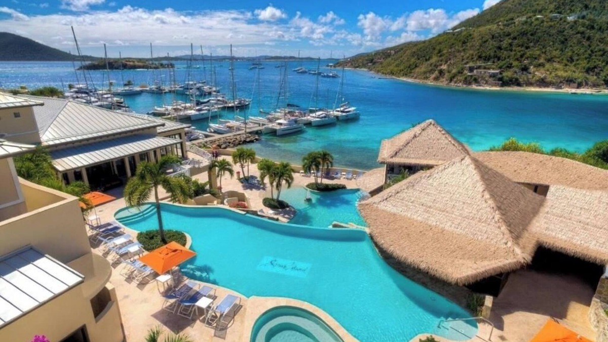 Scrub Island Apartment | Balcony Room with Sweeping Ocean Views & Direct Access to Sandy Beach