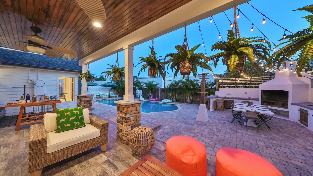 North Hyde Park House | Bali Resort Home with pool, putting green, golf simulator, game room