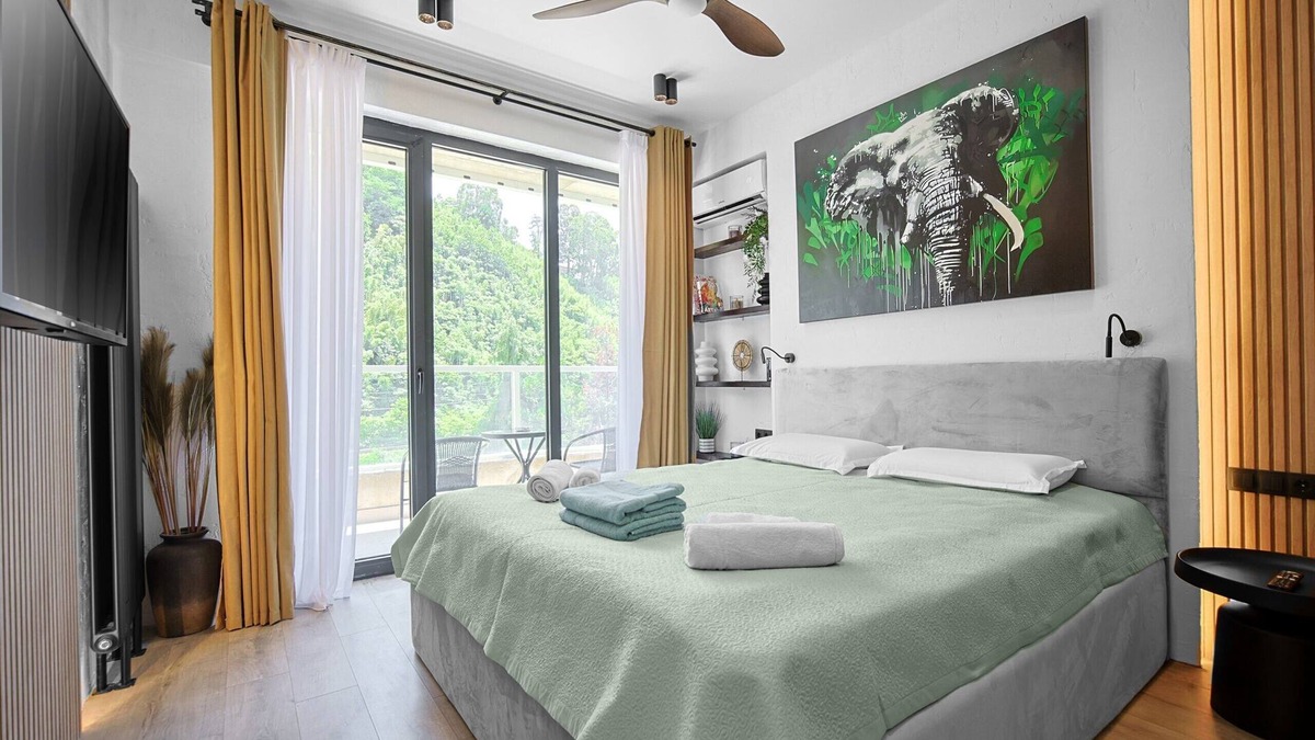 Tsikhisdziri Apartment | Bali Vibes in Georgia,Premium Studio with Forest View & Beach Access