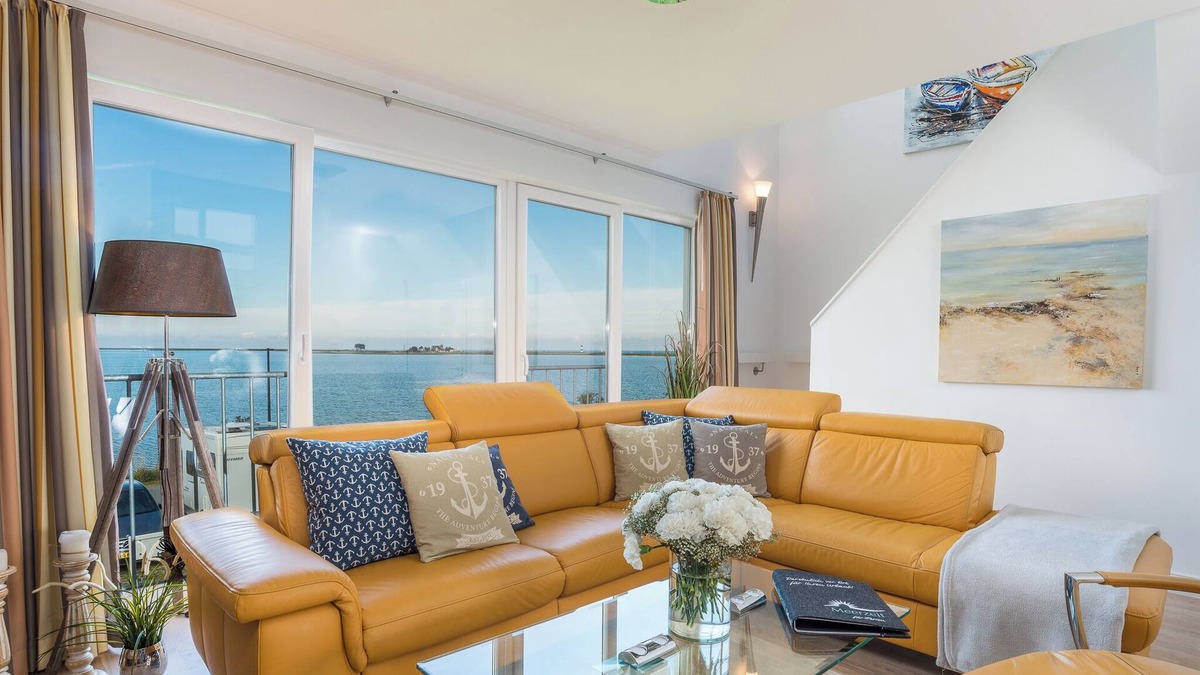 Olpenitz Apartment | Baltic Sea vacation apartment "Quarterdeck": south-facing terrace & sea view. - Dog welcome