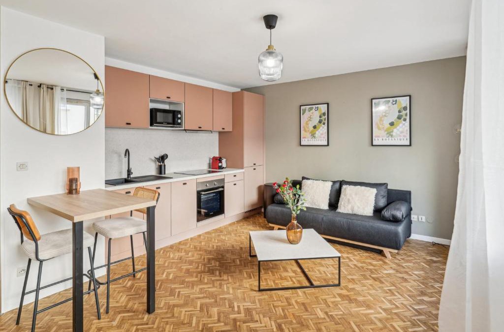 Villette - Maisons Neuves Apartment | Baraban Apartment for 4 people with Balcony near Part-Dieu