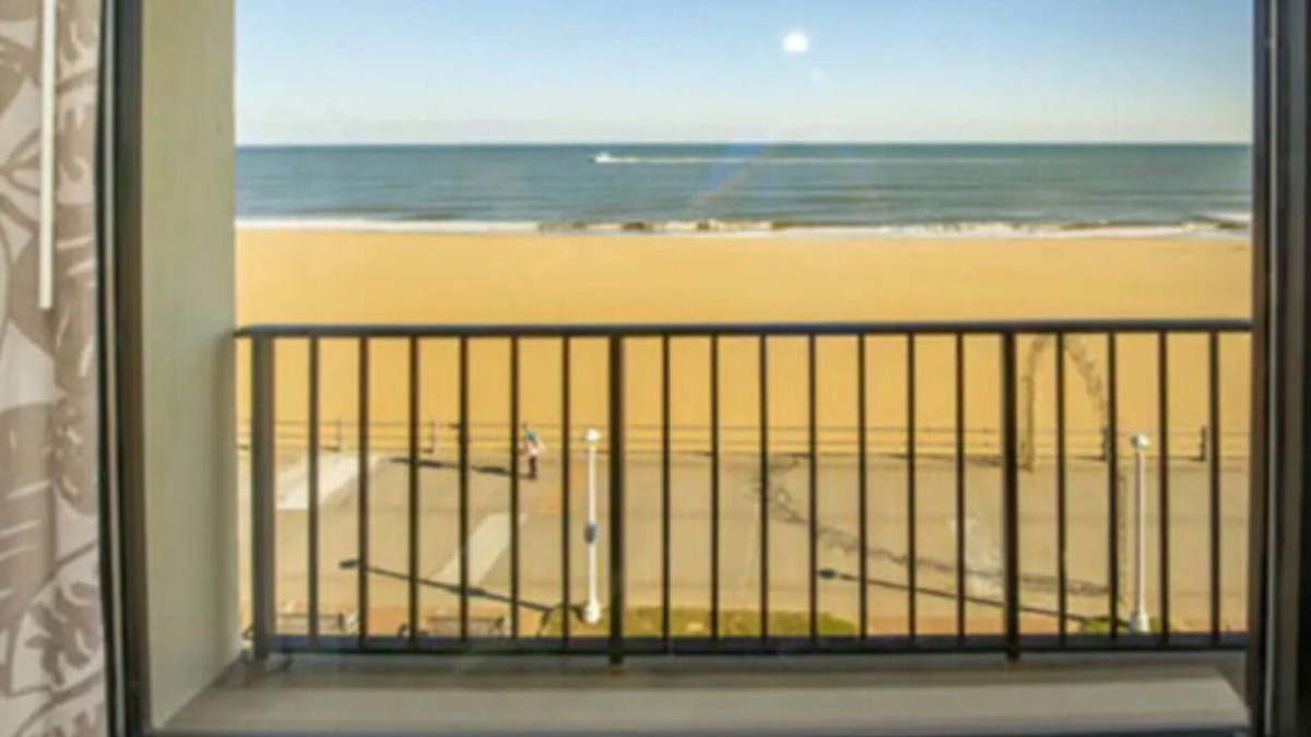 Northeast Virginia Beach Resort | Barclay Towers Resort Oceanfront Unit with Oceanfront Balcony or Oceanview Patio