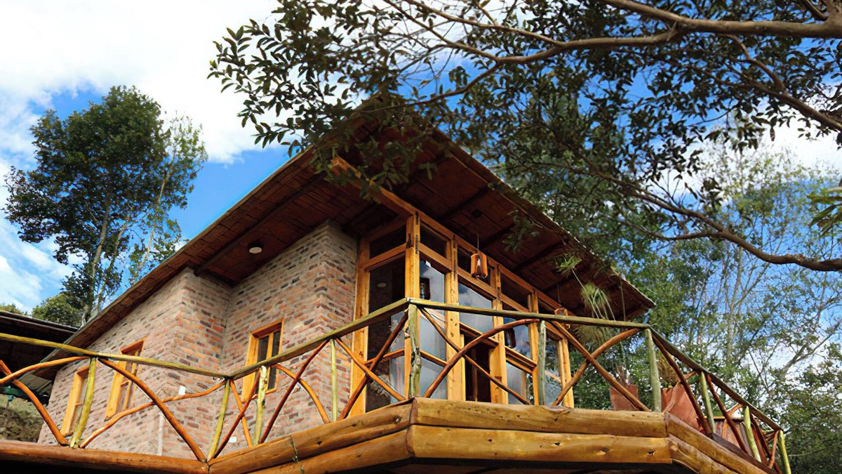 San Francisco Cabin | Baumhaus Vista/Cabaña rústica con jacuzzi privado