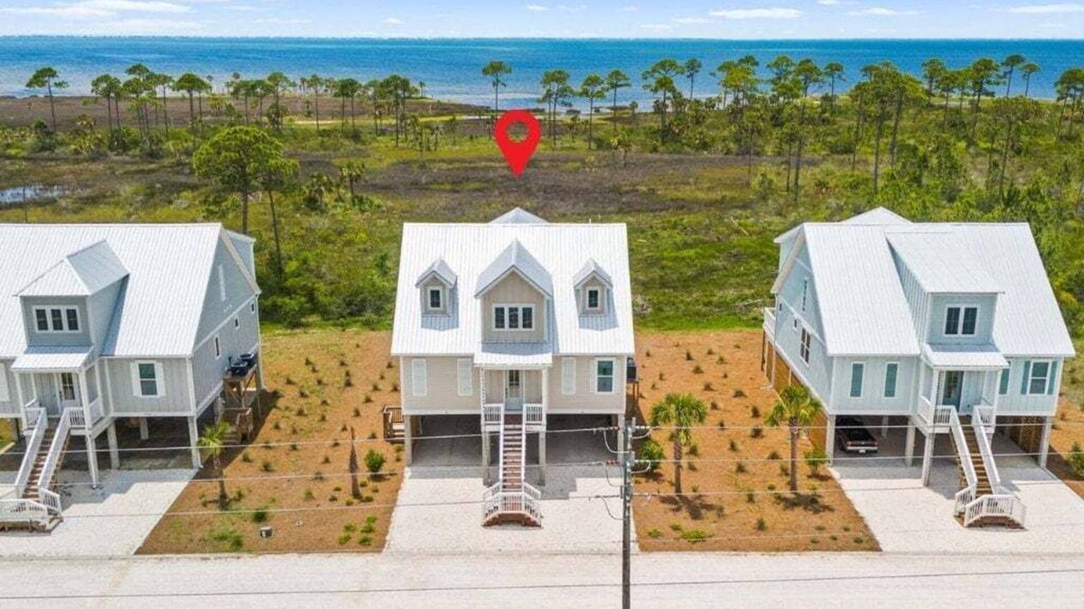 Port St. Joe House | Bay-Front Luxury Home w/Stunning Views, Expansive Porches-Family Friendly
