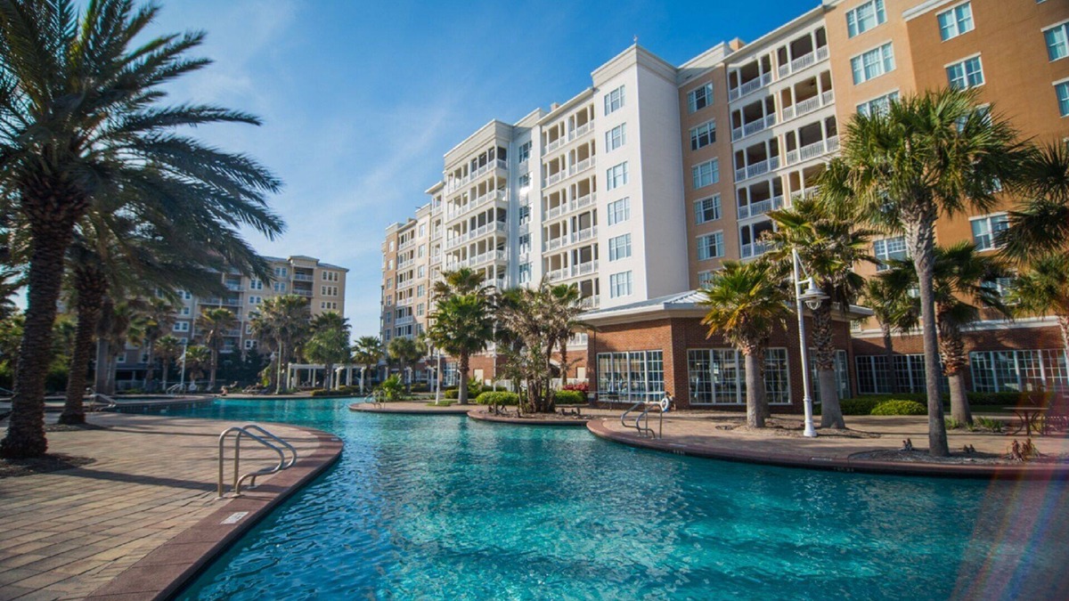 Upper Grand Lagoon Condo | Bay Point 5 Star Property! Over looking gorgeous pool with Bay view. Onsite Spa