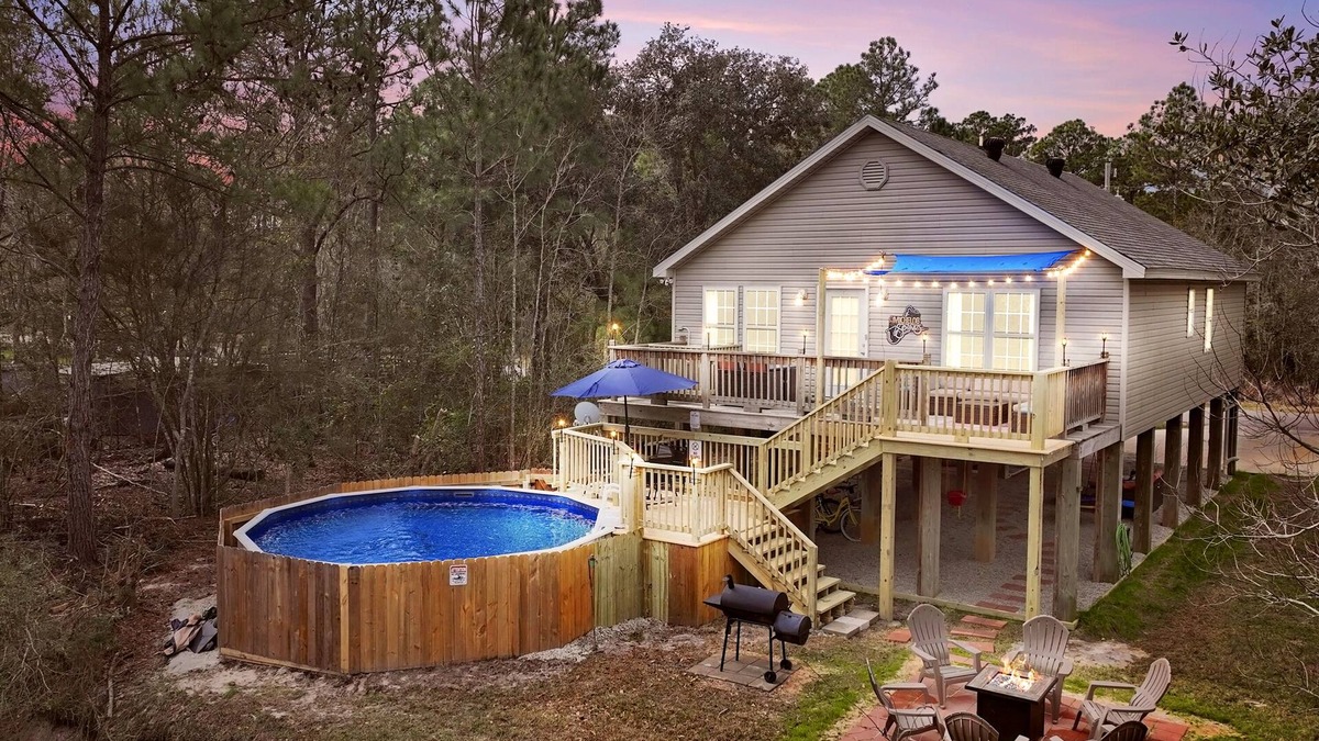 Shoreline Park House | Bay St. Louis Pool, Hot Tub, Ping Pong, Fire Pit, and Grill Waterfront Home