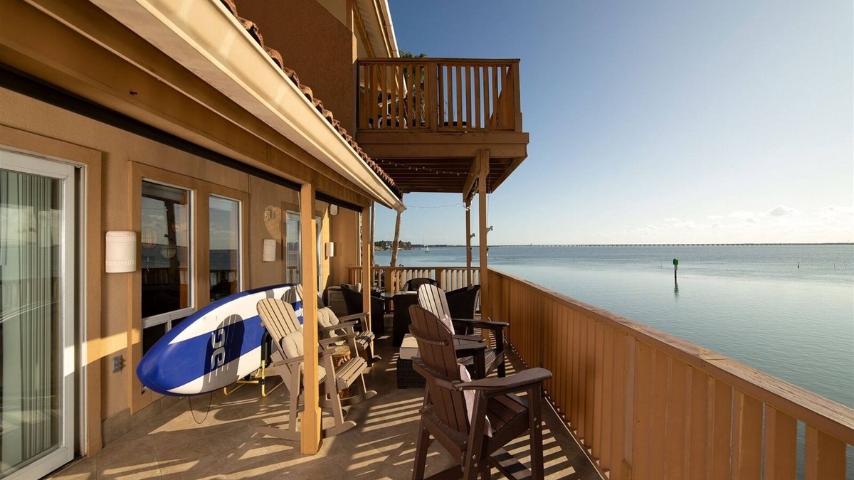 South Padre Island House | Bay View Paradise Pool Sunset Deck Dock Boat approved pets only