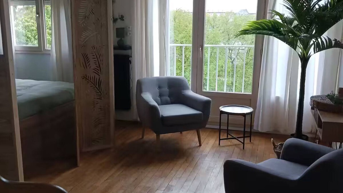 Charleville-Mezieres Apartment | Bayard : Apartment with View, Parking, and Bike Room