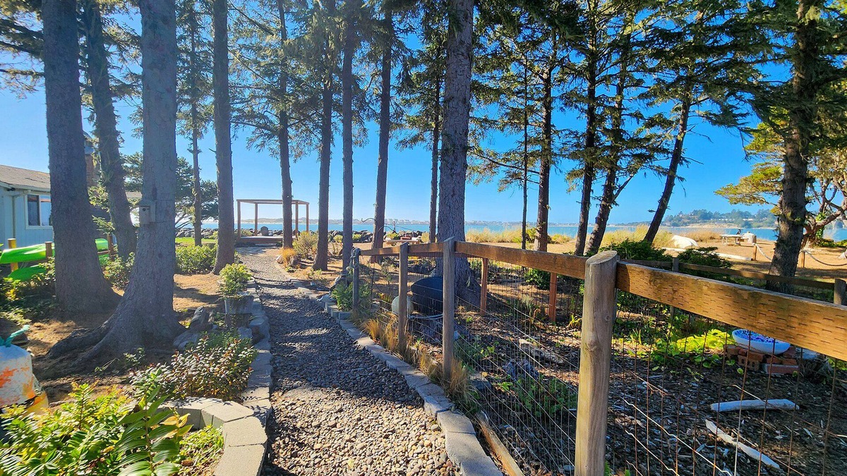 Waldport House | Bayfront Home! Walk to Everything! Hot Tub! Dog Friendly!